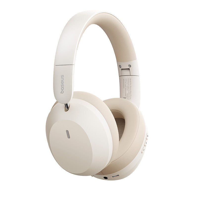 Baseus Bass 35 Max Hörlurar Kabel & Trådlös Huvudband Musik USB Type-C Bluetooth Beige