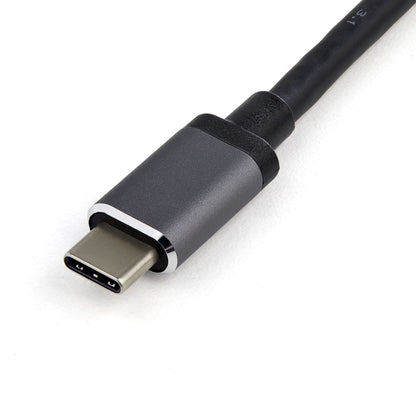 StarTech.com USB C-multiportadapter - USB-C Mini-resedocka med 4K HDMI eller 1080p VGA - 3x USB 3.0-hubb, SD, GbE, Audio, 100 W PD Pass-through - Bärbar dockningsstation för bärbar dator/surfplatta