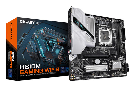 GIGABYTE H810M GAMING WIFI6 moderkort Intel H810 LGA 1851 (Socket V1) micro ATX