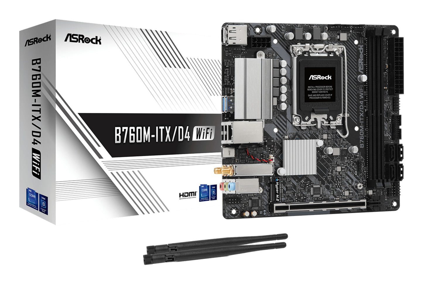 Asrock B760M-ITX/D4 WiFi Intel B760 LGA 1700 Mini-ITX
