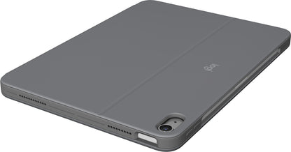 Logitech Combo Touch QWERTY Dansk, Finsk, Norsk, Svensk Smart Connector Grå