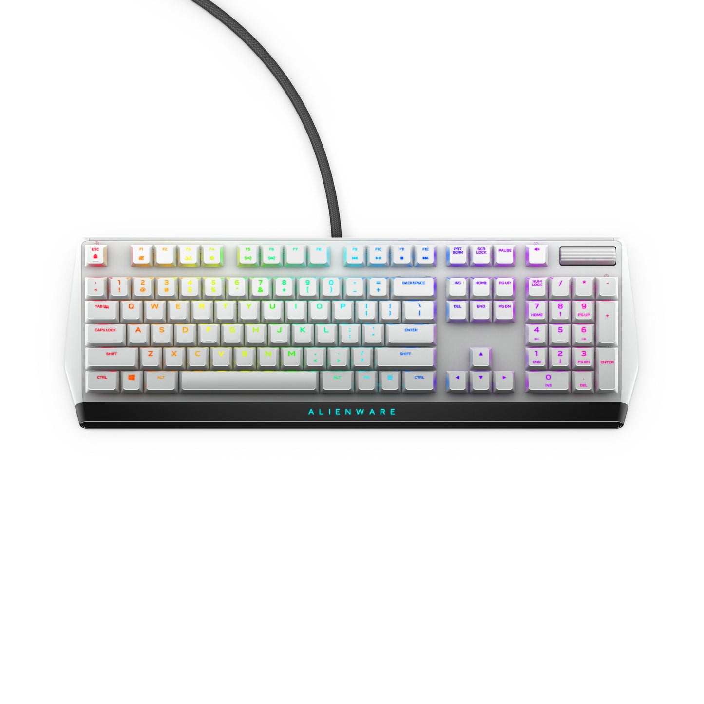 Alienware AW510K tangentbord Spela USB Svart, Vit