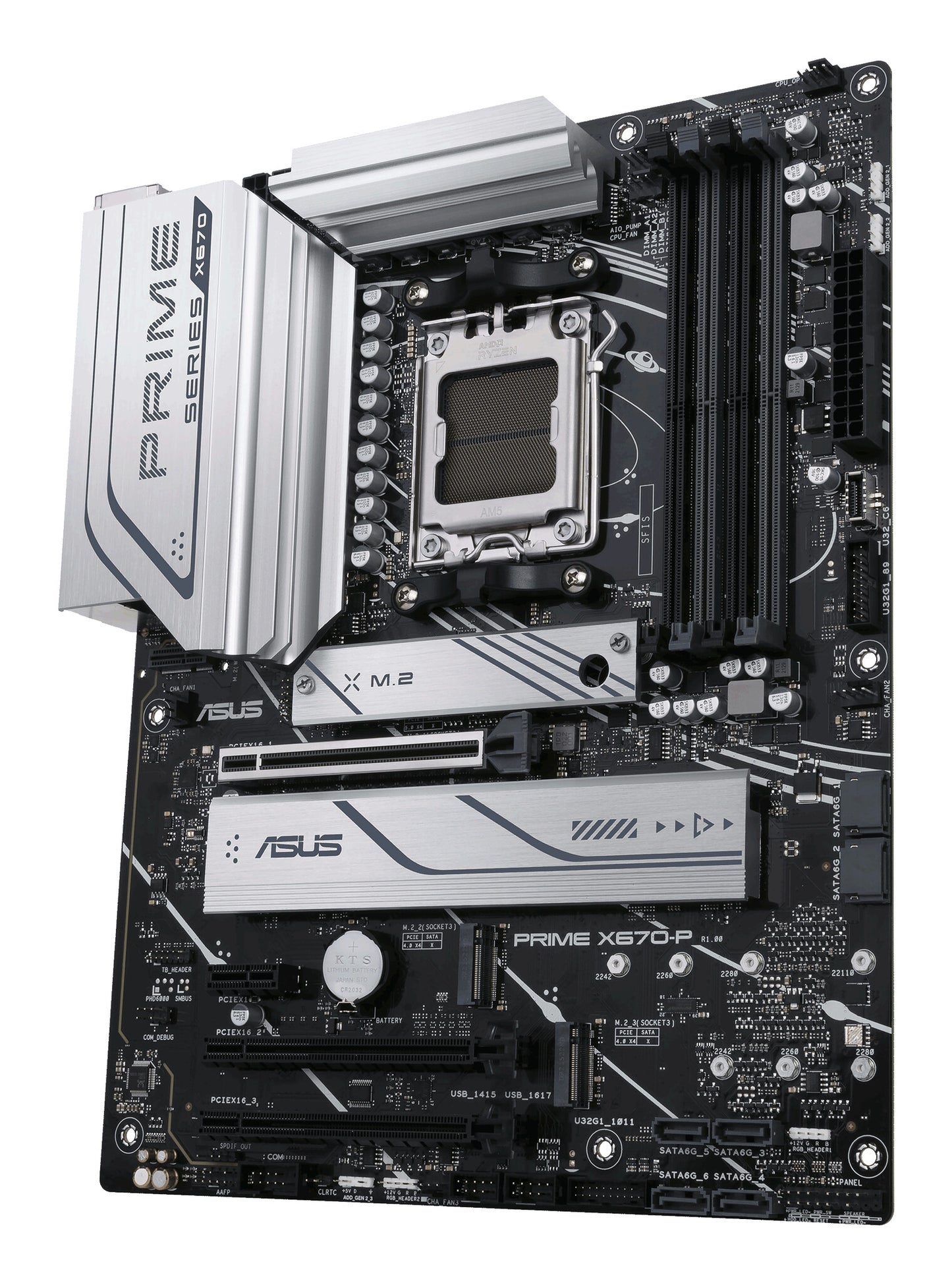 ASUS PRIME X670-P AMD X670 AM5-sockel ATX