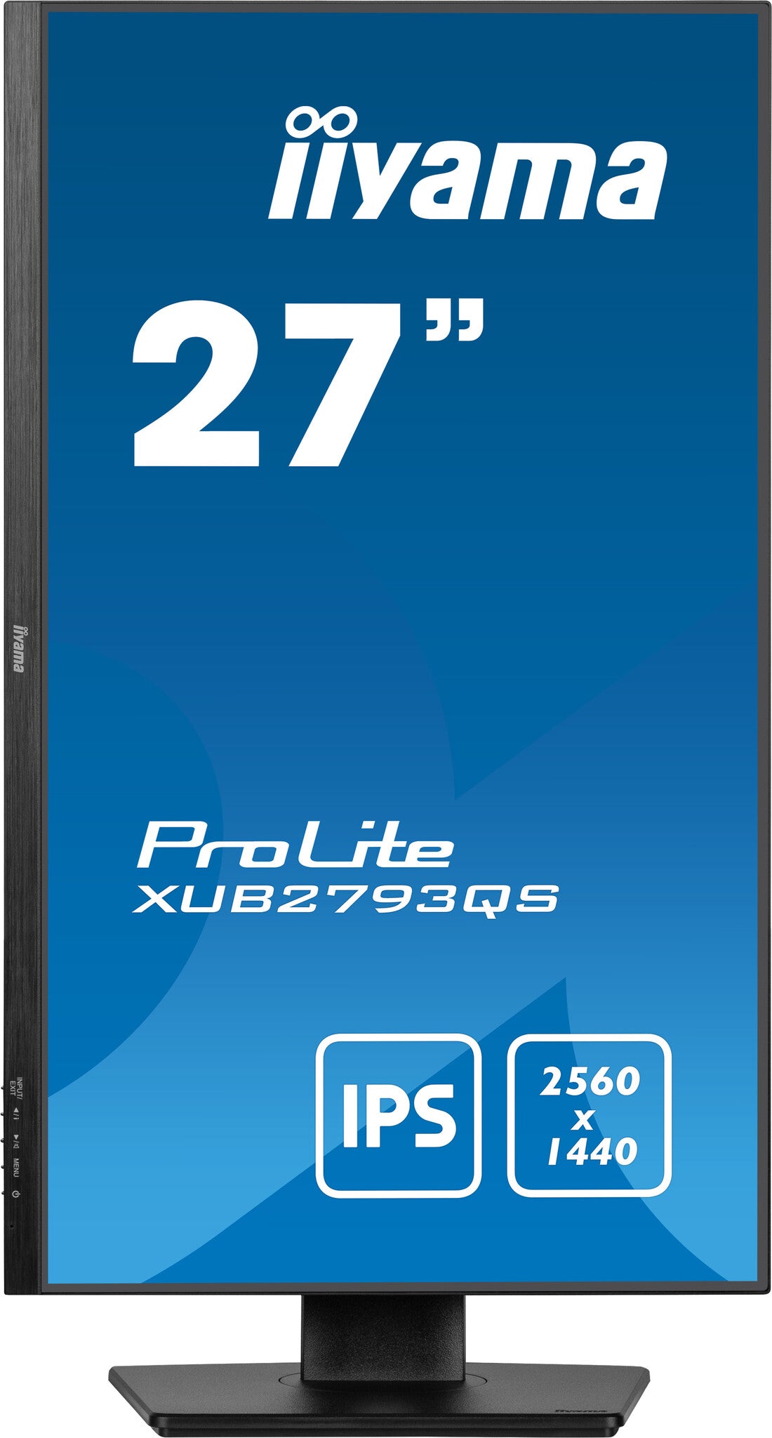 iiyama ProLite XUB2793QS-B7 platta pc-skärmar 68,6 cm (27") 2560 x 1440 pixlar Quad HD LED Svart