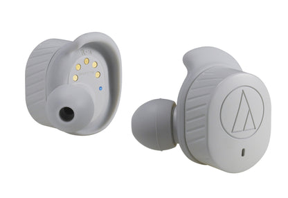 Audio-Technica ATH-SPORT7TW Headset Trådlös I öra Idrott Micro-USB Bluetooth Grå