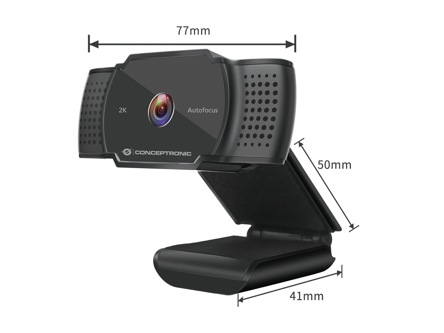 Conceptronic AMDIS02B webbkameror 5 MP 2592 x 1944 pixlar USB 2.0 Svart