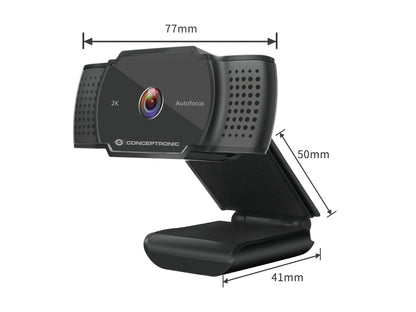 Conceptronic AMDIS02B webbkameror 5 MP 2592 x 1944 pixlar USB 2.0 Svart