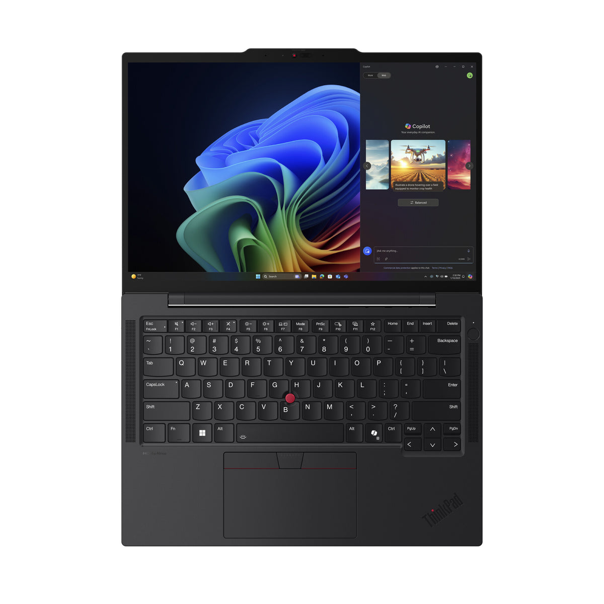 Lenovo ThinkPad T14s Gen 6 (Intel) Copilot+ PC Intel Core Ultra 7 258V Bärbar dator 35,6 cm (14") WUXGA 32 GB LPDDR5x-SDRAM 512 GB SSD Wi-Fi 7 (802.11be) Windows 11 Pro Nordic Svart