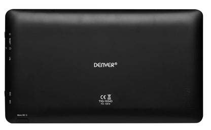 Denver TIQ-10394 32 GB 25,6 cm (10.1") 1 GB Wi-Fi 4 (802.11n) Android 8.1 Go edition Svart