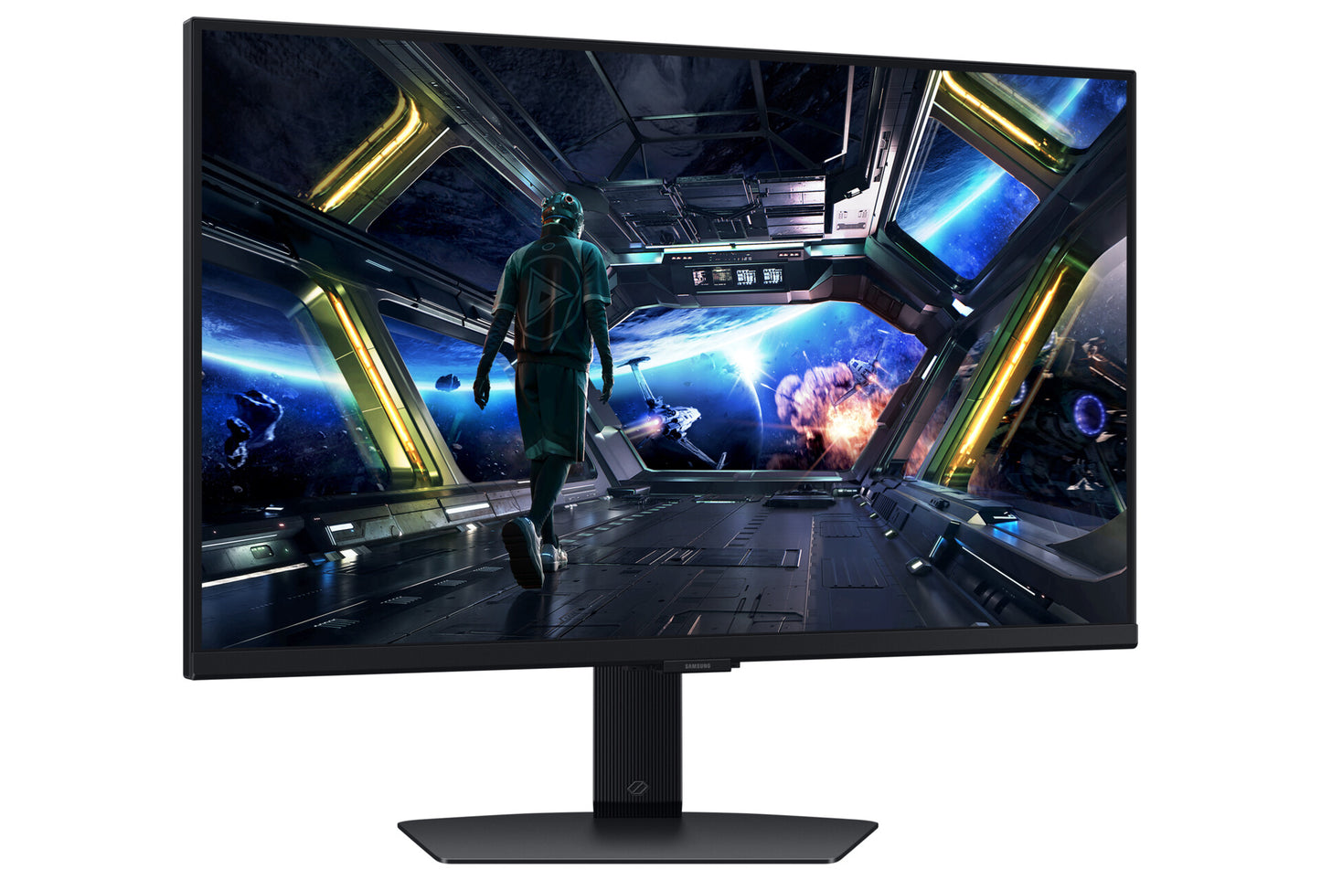 Samsung G70D platta pc-skärmar 68,6 cm (27") 3840 x 2160 pixlar 4K Ultra HD LCD Svart