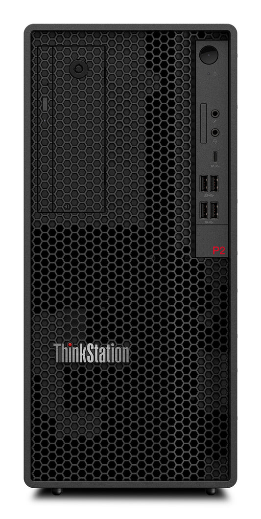 Lenovo ThinkStation P2 Intel® Core™ i7 i7-14700 32 GB DDR5-SDRAM 1 TB SSD NVIDIA T1000 Windows 11 Pro Tower Arbetsstation Svart
