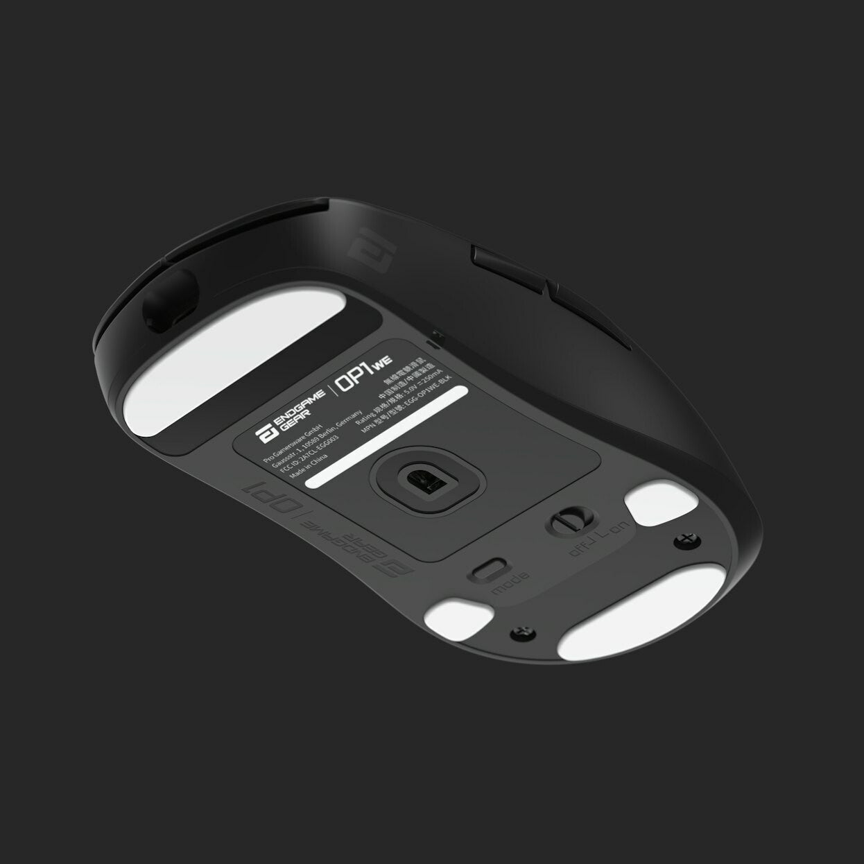 Endgame Gear OP1we datormöss Spela högerhand USB Type-A Optisk 19000 DPI