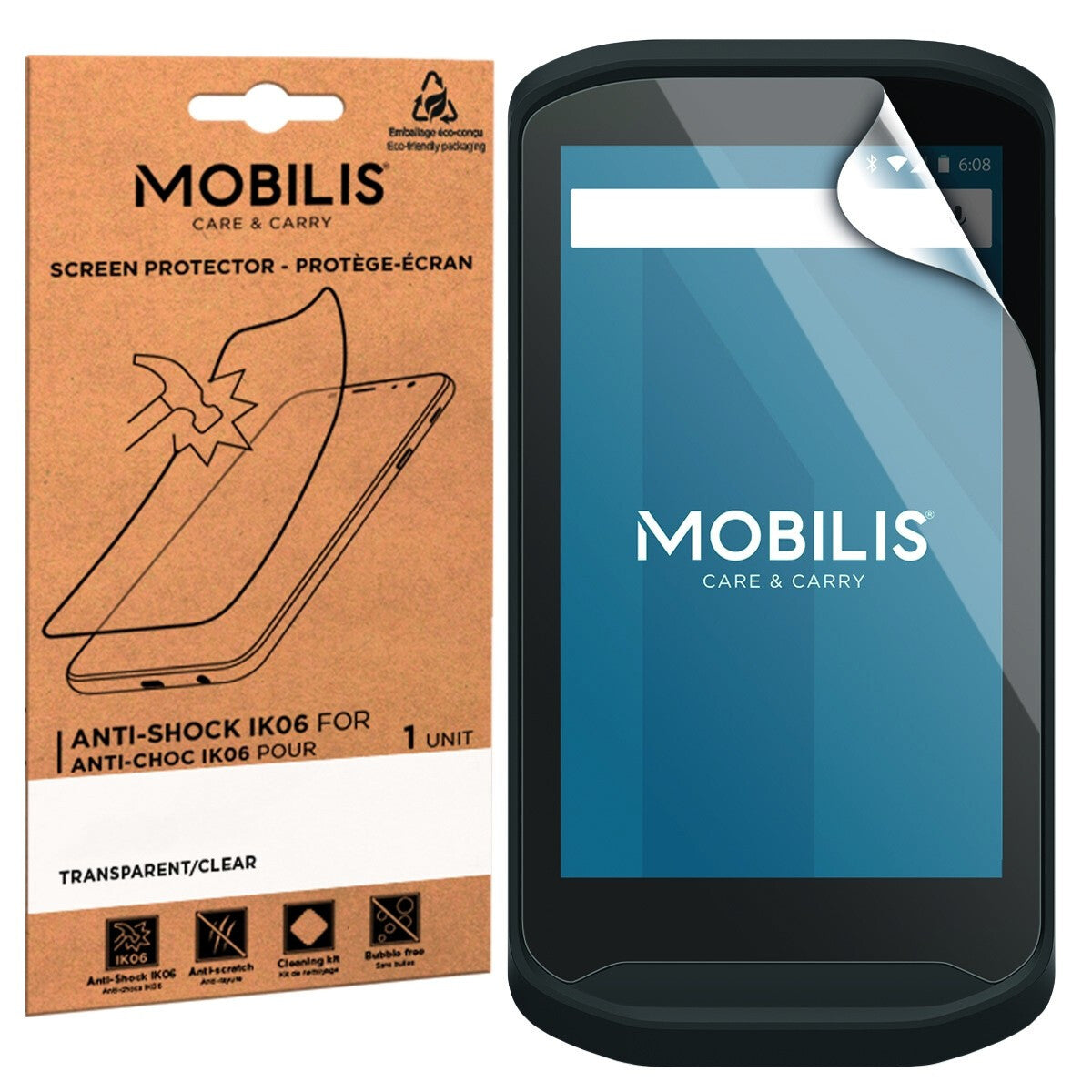 Mobilis 036207 tillbehör till handhållrn, mobil dator Skärmskydd
