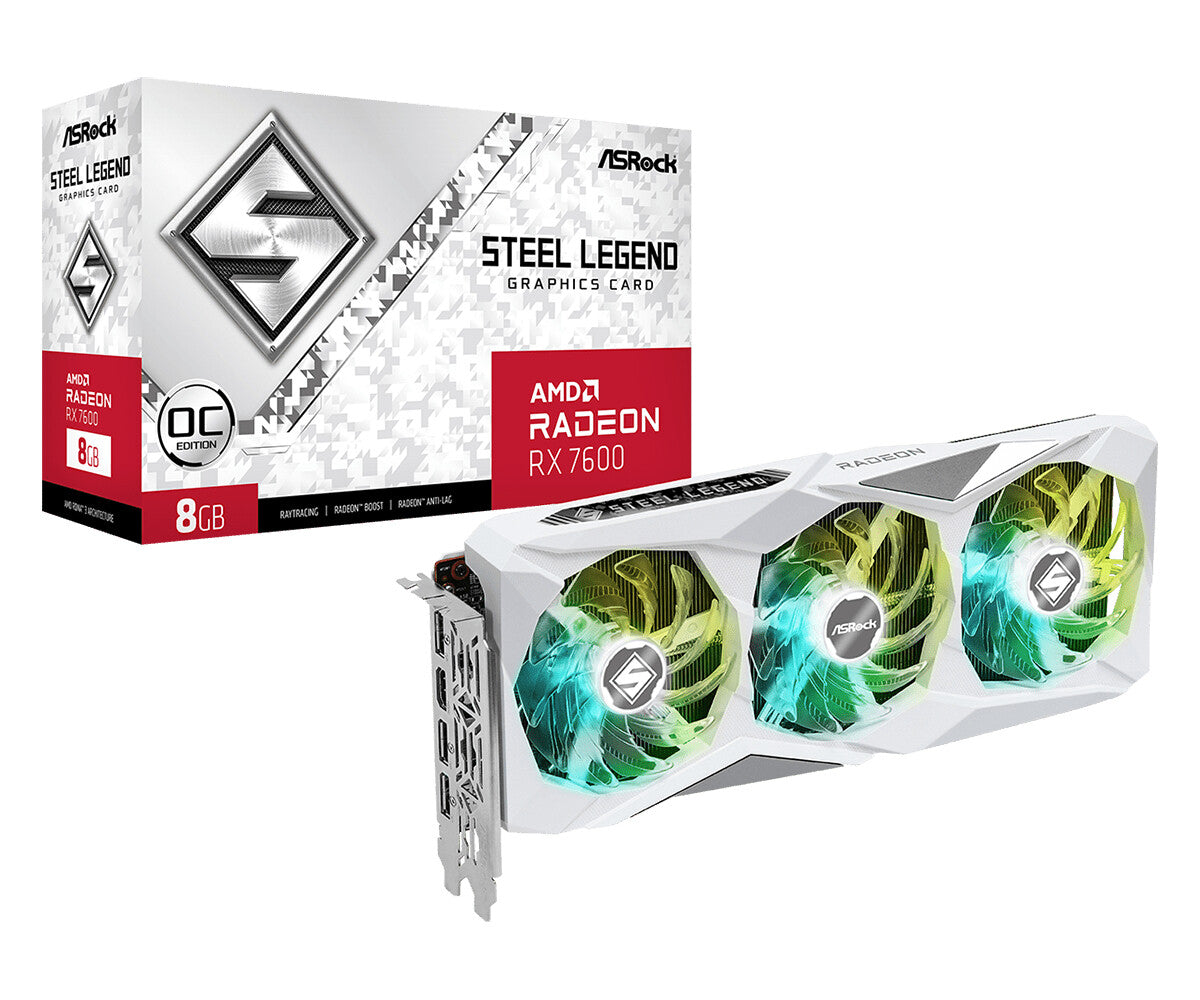 Asrock 90-GA4DZZ-00UANF grafikkort AMD Radeon RX 7600 8 GB GDDR6