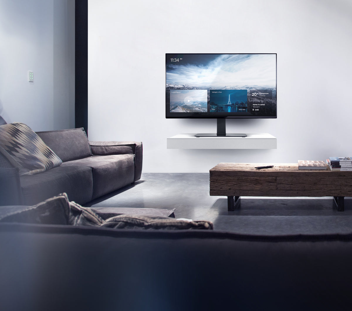 One For All Ultra Slim Line smart tv-stativ för bord (WM2670)