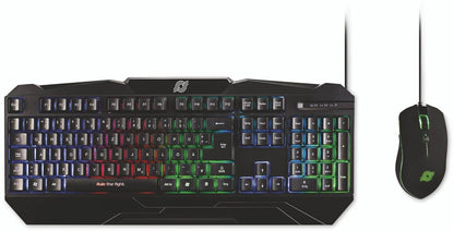 MediaRange MRGS102 tangentbord Mus inkluderad Spela USB QWERTZ tyska Svart