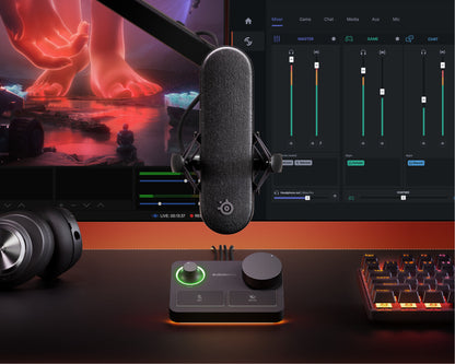 Steelseries ALIAS PRO Svart Mikrofon till PC