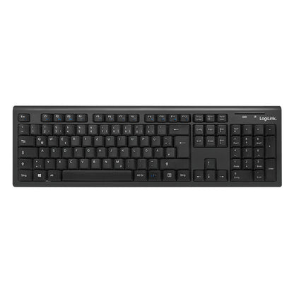 2Direct ID0104 tangentbord Mus inkluderad Hem / Kontor RF Trådlös QWERTZ tyska Svart