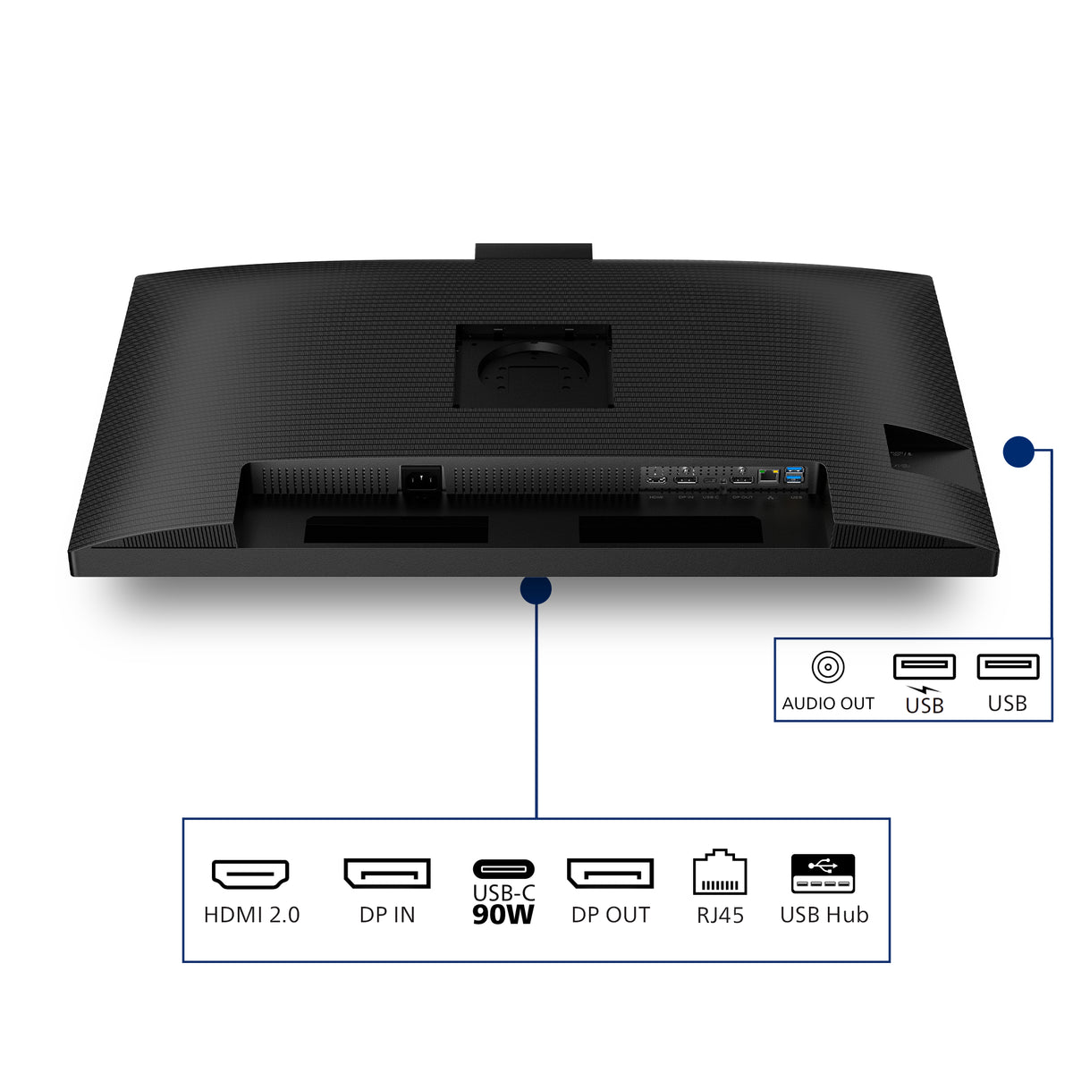 Philips 3000 series 32B2U3601H/00 platta pc-skärmar 80 cm (31.5") 2560 x 1440 pixlar Quad HD LCD Svart