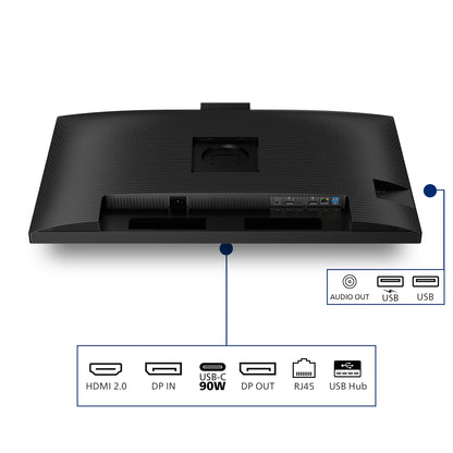 Philips 3000 series 32B2U3601H/00 platta pc-skärmar 80 cm (31.5") 2560 x 1440 pixlar Quad HD LCD Svart