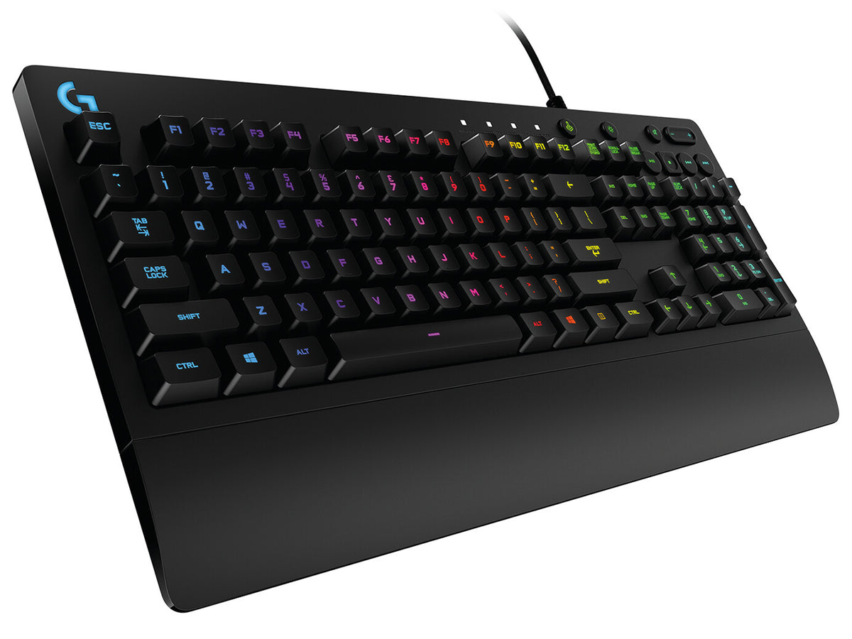 Logitech G 920-008090 tangentbord Spela USB QWERTY Nordic Svart