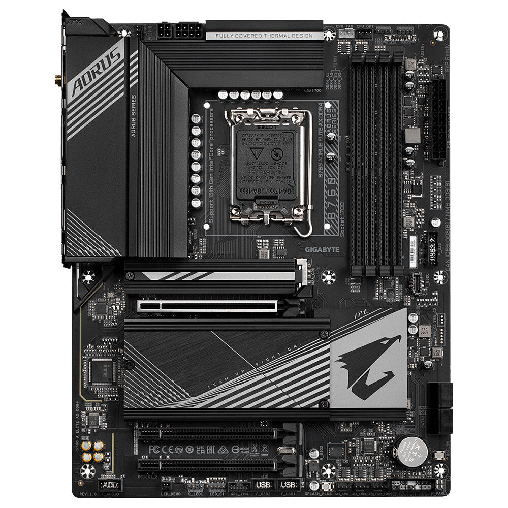 GIGABYTE B760 AORUS ELITE AX DDR4 moderkort Intel B760 Express LGA 1700 ATX