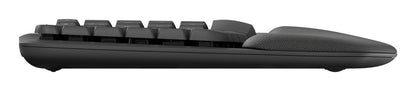 Logitech ERGO 920-012304 tangentbord Kontor Trådlös RF + Bluetooth QWERTY Amerikanskt internationellt grafit