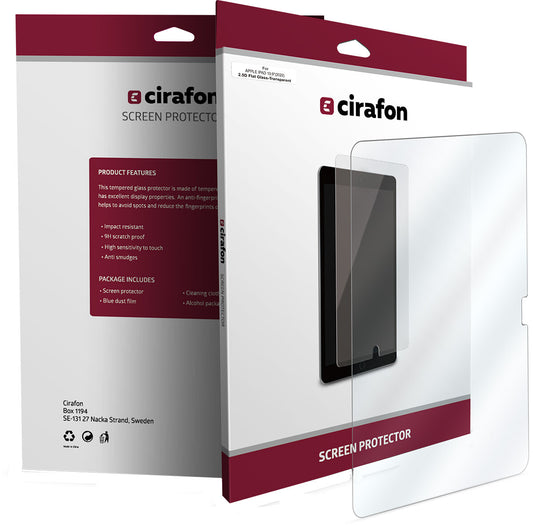 Cirafon CG-TG-APL-IDP10GEN skärmskydd för surfplatta Genomskinligt skärmskydd Apple 1 styck