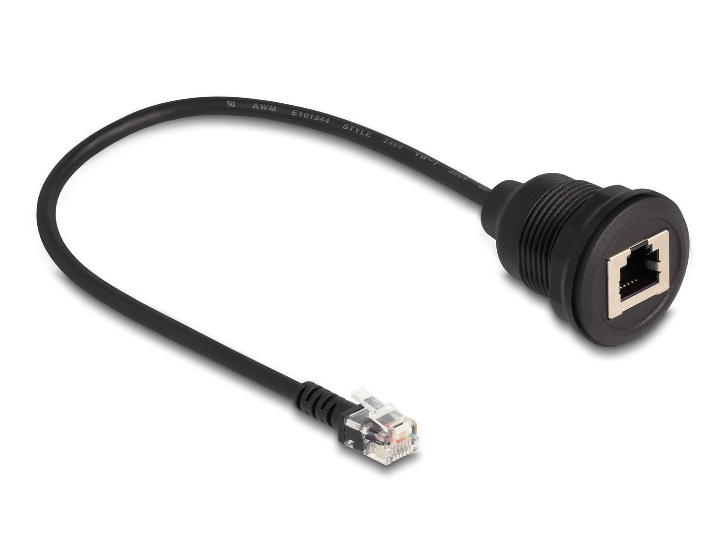 DeLOCK 87955 telefonkablar 0,3 m Svart