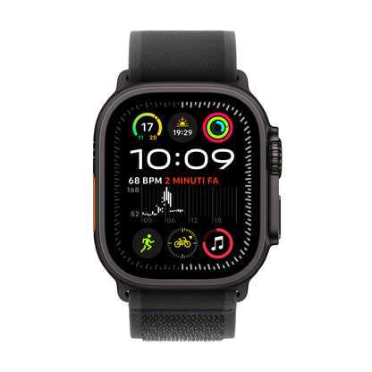 Apple Watch Ultra 2 OLED 49 mm Digital 410 x 502 pixlar Pekskärm 4G Svart Wi-Fi GPS