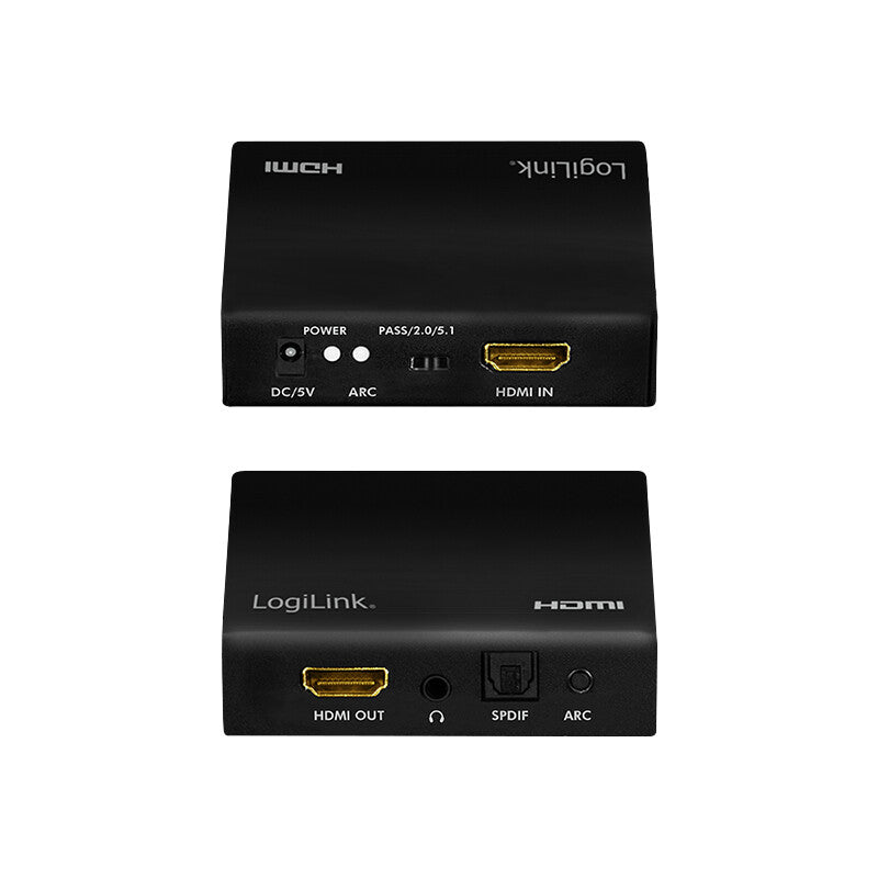 LogiLink HD0055 ljudomvandlare Svart
