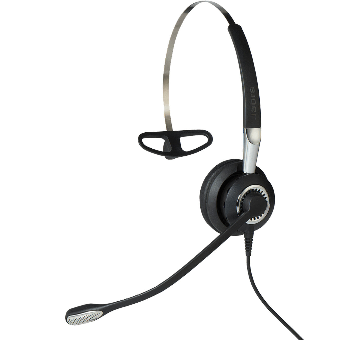 Jabra BIZ 2400 II Headset Kabel Hals-band, Öronkrok, Huvudband Kontor/callcenter Svart, Silver