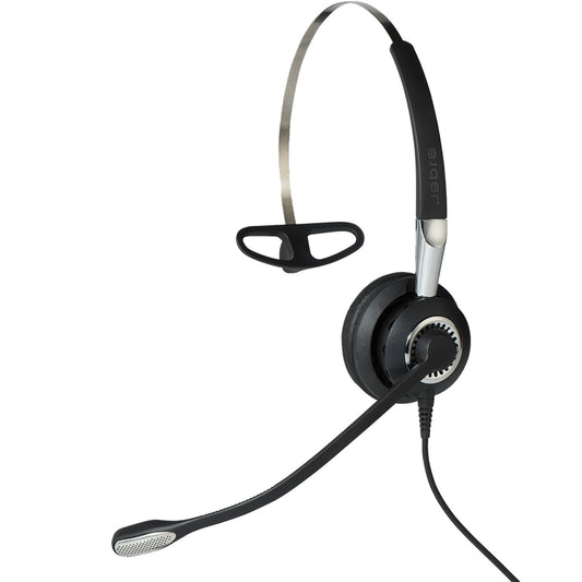 Jabra BIZ 2400 II Headset Kabel Hals-band, Öronkrok, Huvudband Kontor/callcenter Svart, Silver