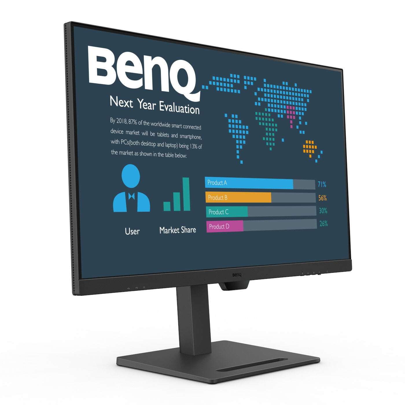 BenQ BL3290QT platta pc-skärmar 80 cm (31.5") 2560 x 1440 pixlar Quad HD LED Svart