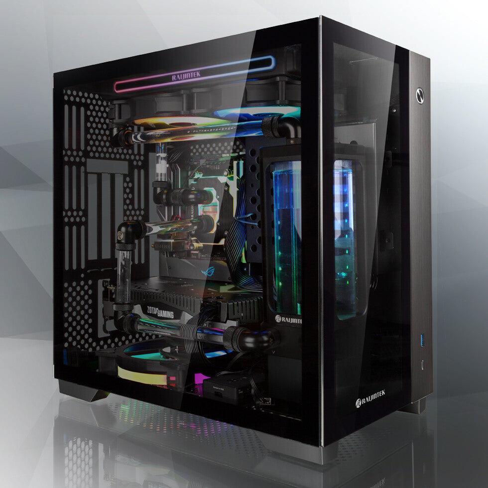 RAIJINTEK PAEAN Mini Mini Tower Svart