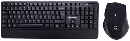 Voxicon DMK-201WLH# tangentbord Mus inkluderad Universal RF Trådlös QWERTY Nordic Svart