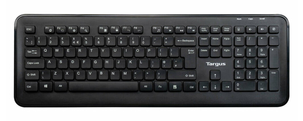 Targus AKM610NO tangentbord Mus inkluderad Universal RF Trådlös QWERTY Nordic Svart