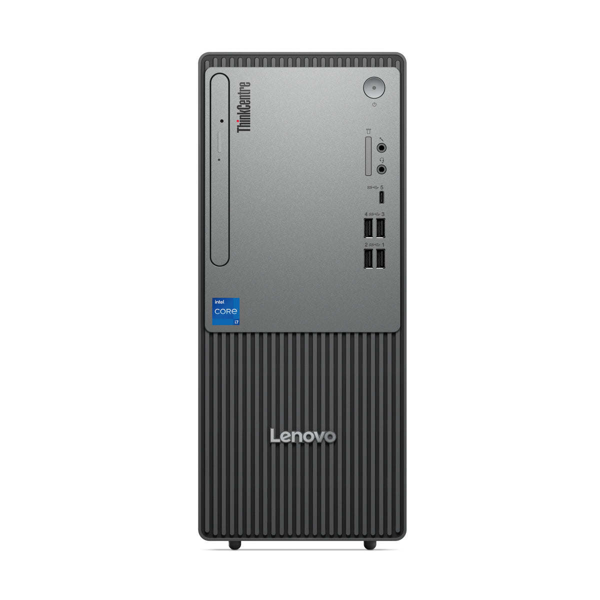 Lenovo ThinkCentre neo 50t Gen 5 Intel® Core™ i3 i3-14100 8 GB DDR5-SDRAM 512 GB SSD Windows 11 Pro Tower PC Svart, Grå