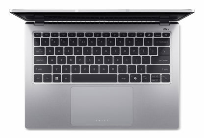 Acer Swift Go 14 SFG14-73-96BJ Intel Core Ultra 7 155H Bärbar dator 35,6 cm (14") WQXGA+ 16 GB LPDDR5x-SDRAM 1 TB SSD Wi-Fi 6E (802.11ax) Windows 11 Home Silver