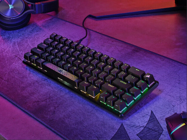 Corsair K65 PRO MINI tangentbord Spela USB Nordic Svart