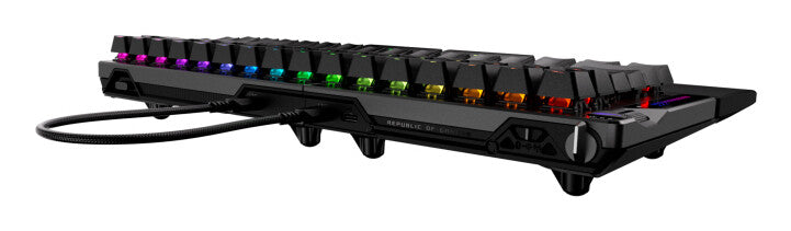 ASUS ROG Falcata tangentbord Spela USB + RF Wireless + Bluetooth Svart