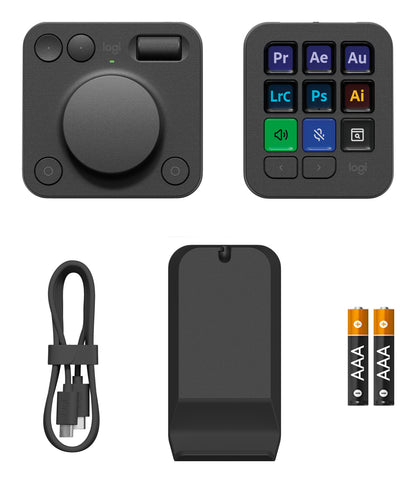 Logitech MX Creative Console Keypad Bluetooth/USB grafit