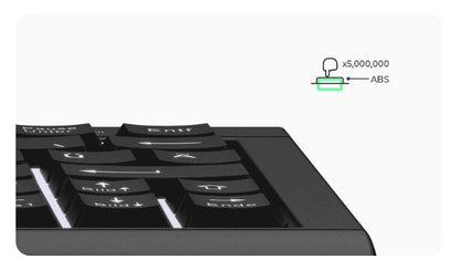 KeySonic KSK-3010ELC (DE) tangentbord Hem USB QWERTZ tyska Svart