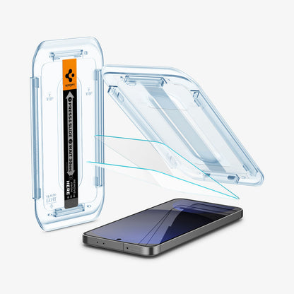 Spigen GLAS.tR EZ Fit Genomskinligt skärmskydd Samsung 1 styck