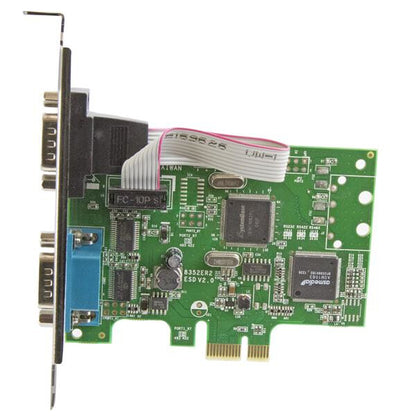 StarTech.com PCI Express seriellt kort med 2 portar och 16C1050 UART - RS232