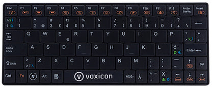 Voxicon SM411 tangentbord Kontor RF Trådlös QWERTY Nordic Svart
