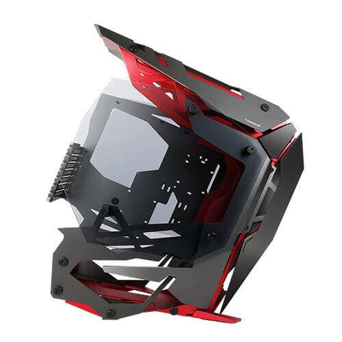Antec Torque computer case Midi Tower Svart, Röd