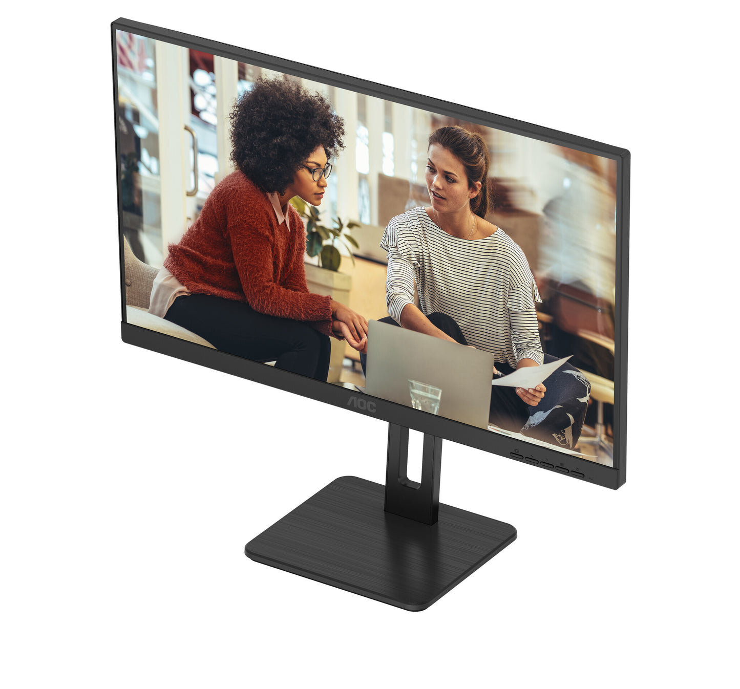 AOC E3 U27E3UF platta pc-skärmar 68,6 cm (27") 3840 x 2160 pixlar 4K Ultra HD LED Svart