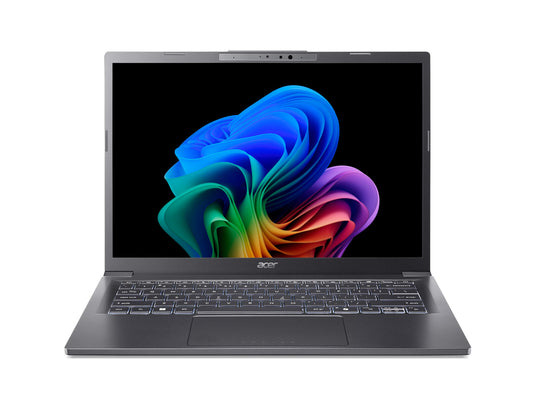 Acer Aspire 14 AI A14-52M-55CP Intel Core Ultra 5 226V Bärbar dator 35,6 cm (14") WUXGA 16 GB LPDDR5x-SDRAM 512 GB SSD Wi-Fi 6 (802.11ax) Windows 11 Home Grå