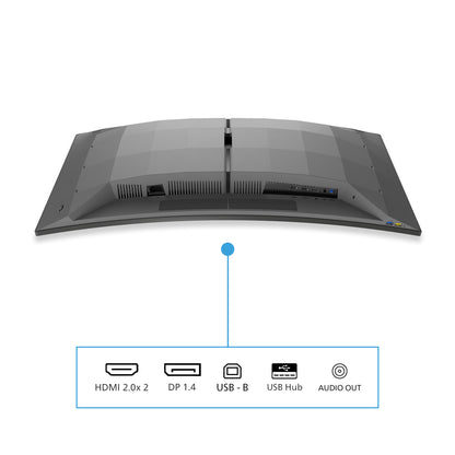 Philips Evnia 6000 34M2C6500/00 platta pc-skärmar 86,4 cm (34") 3440 x 1440 pixlar Wide Quad HD QD-OLED Grå